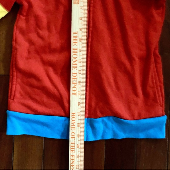 The Simpsons Bart Simpson Boys Full Zip Cosplay Costume Sweatshirt Hoodie M - Picture 4 of 8